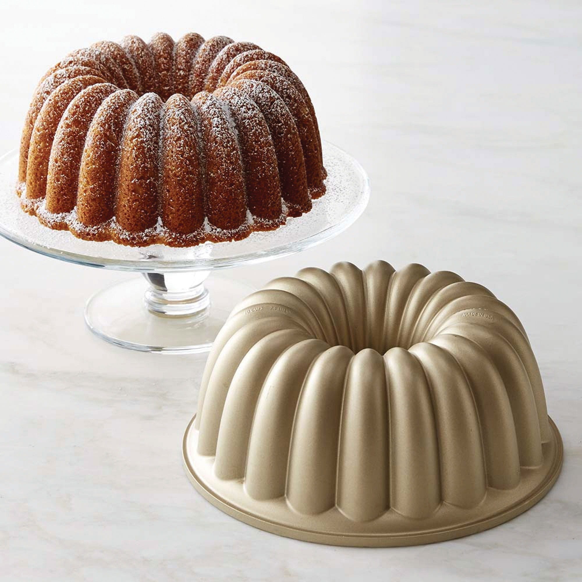 Nordic Ware cast-aluminum party Bundt-cake pan Williams Sonoma wedding registry ideas