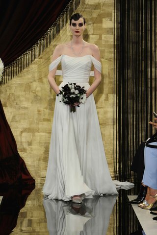 "Delphine" by THEIA Fall 2016 delphine-grecian-draped-wedding-dress-by-theia-fall-2016