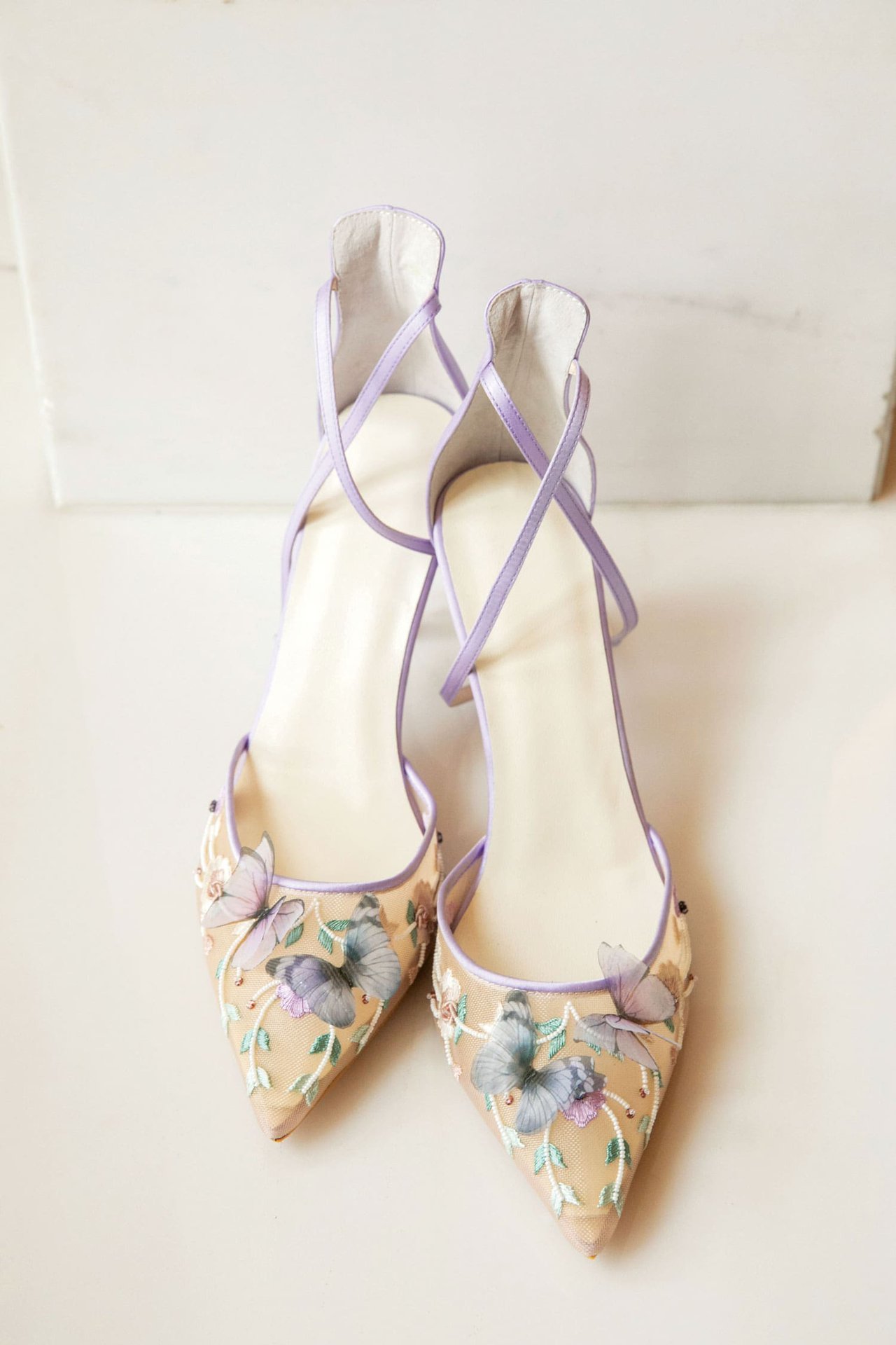 Butterfly Wedding Shoes by Manolo Blahnik