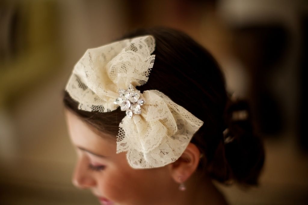 Flower Girl Hair Bow