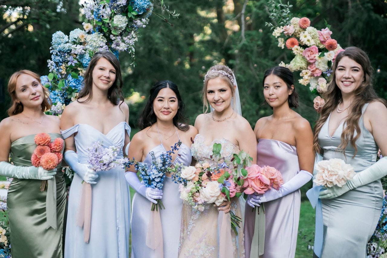 Bridgerton Inspired Bridesmaid Dresses