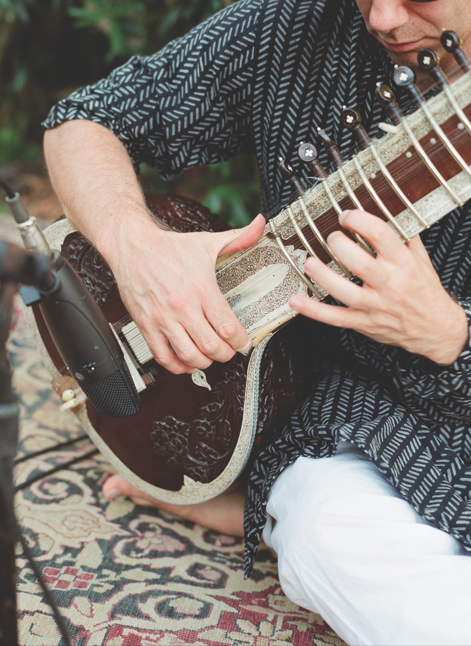 Musician Plays Sitar