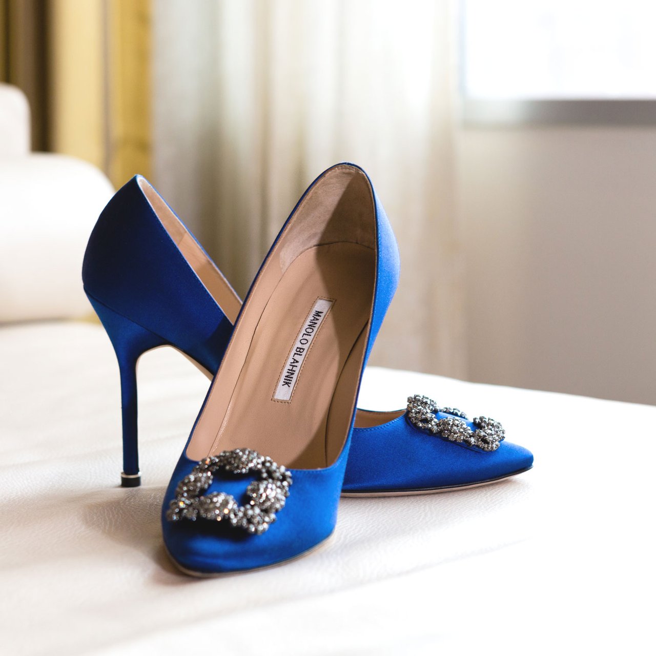 Royal Blue Wedding-Day Heels