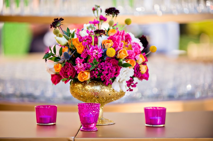 Hot Pink & Orange Arrangement