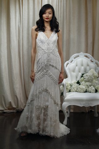 "Julie" sheath-julie-gown-with-appliqued-layers-by-badlgey-mischka