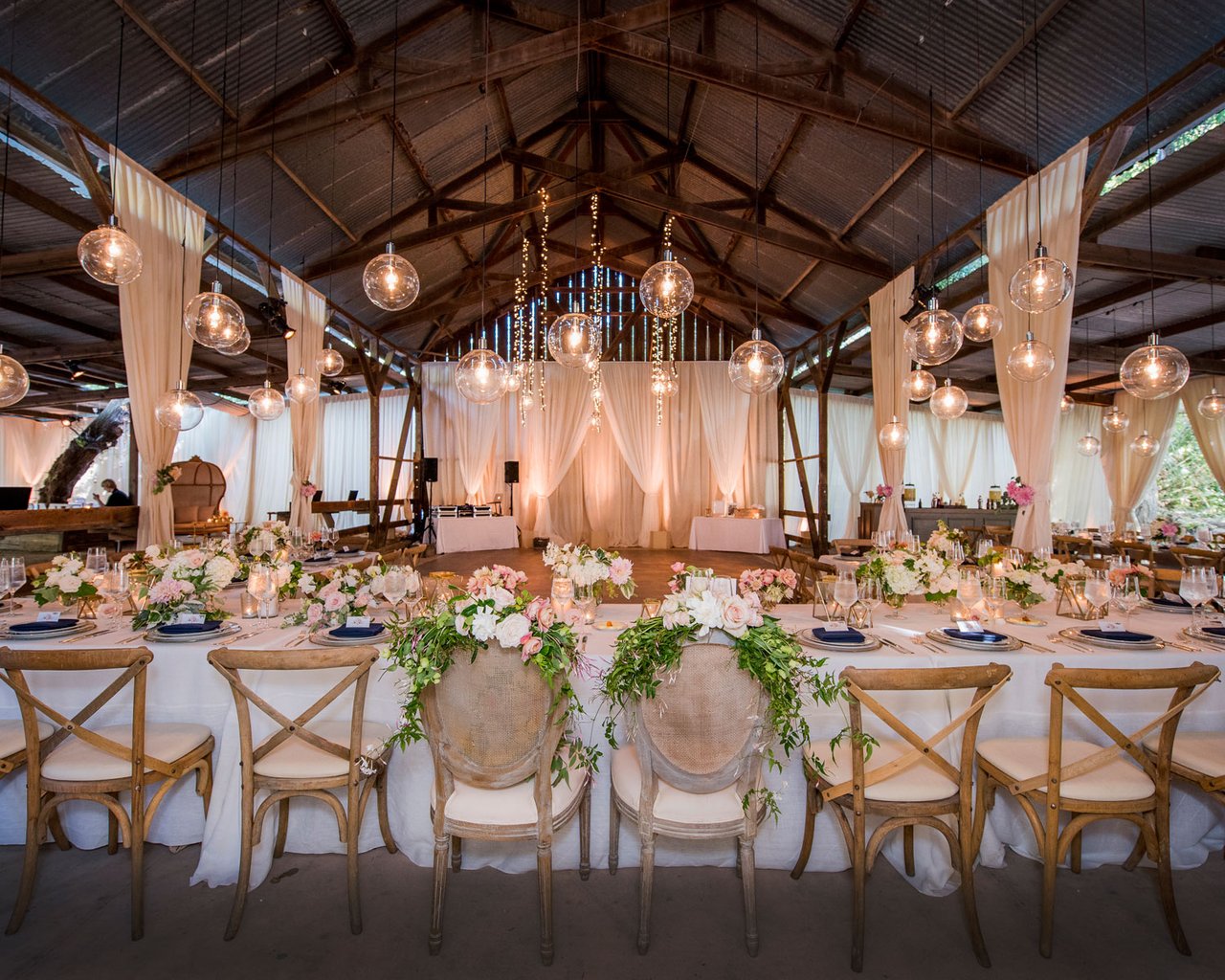 Barn Wedding with RusticChic Chairs