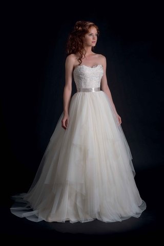 "Tigerlily" by Modern Trousseau Fall 2016 modern-trousseau-fall-2016-strapless-ball-gown-wedding-dress