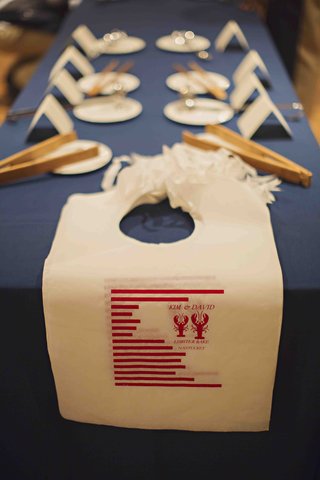 Lobster Bake Bib personalized-rehearsal-dinner-lobster-bib