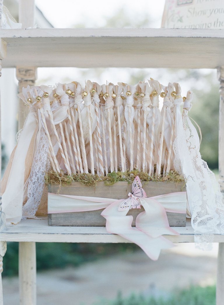 Wedding Wands with Vintage Ribbons
