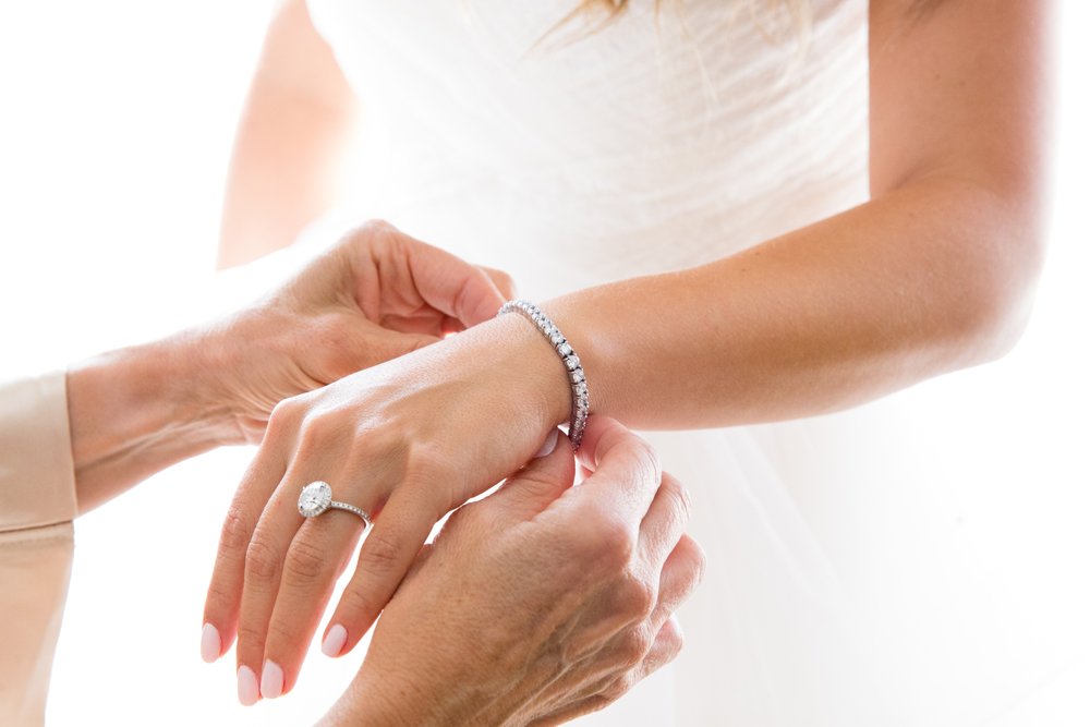 Bride with Tennis Bracelet