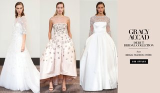 Old Hollywood Ensembles with a Modern Twist by Gracy Accad Fall 2018 gracy-accad-fall-2018-wedding-dress-collection-bridal-fashion-week
