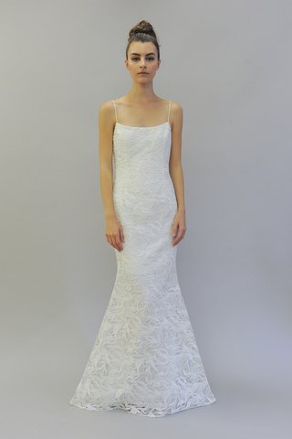 Austin Scarlett "Nadine" (Front) austin-scarlett-fall-2017-nadine-branch-lace-trumpet-gown-spaghetti-straps