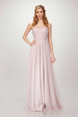"Peyton" by THEIA Bridesmaids theia-bridesmaids-spring-2017-peyton-long-strapless-light-pink-bridesmaid-dress-drape-bodice