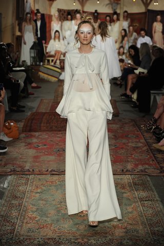 Pant Suit houghton-bride-pant-suit-with-long-sleeved-top