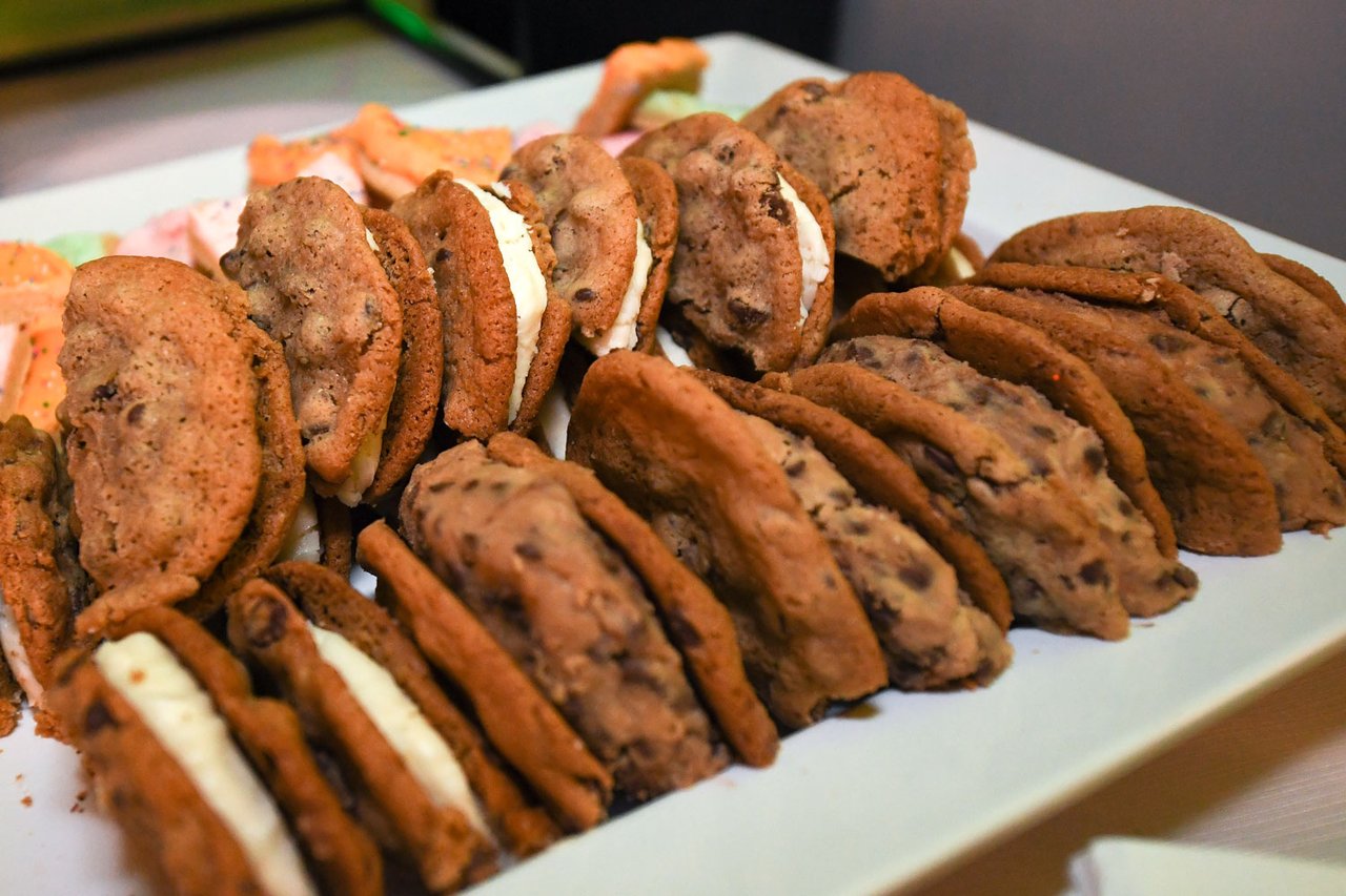 Chocolate Chip Cookie Ice Cream Sandwich