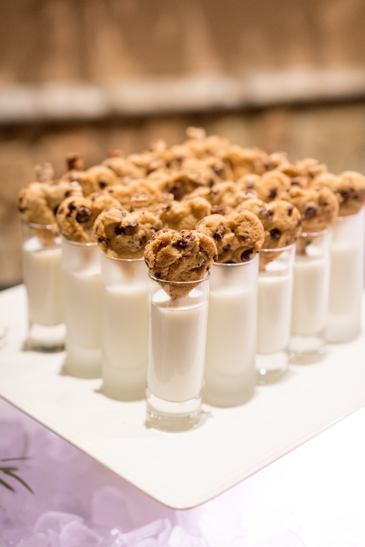 HeartShaped Cookies with Milk