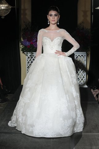 Isabelle Armstrong Fall 2016 Long-Sleeved Ball Gown isabelle-armstrong-fall-2016-ball-gown-with-illusion-long-sleeves