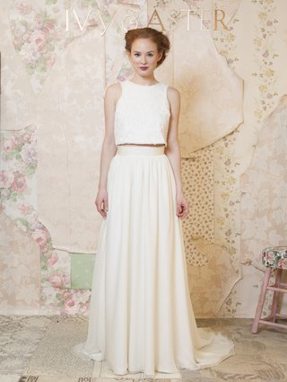 Ivy & Aster Spring 2016 Collection ivy-aster-sleeveless-waterlily-top-with-long-garland-skirt