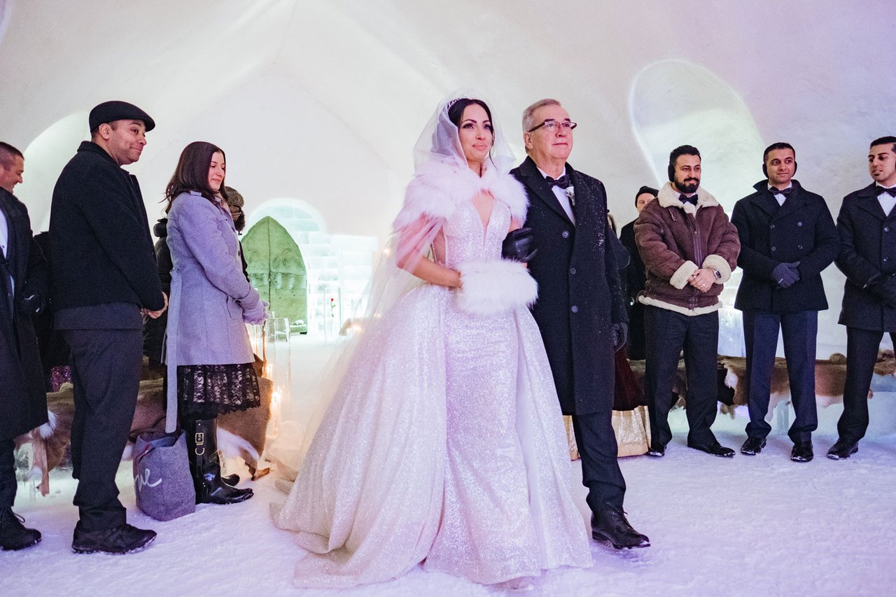 Ice Castle Wedding Ceremony Processional