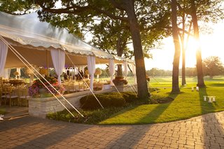 Golf Course Tent Wedding tented-wedding-on-golf-course-of-country-club-in-illinois