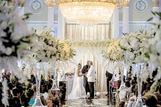 formal wedding reception