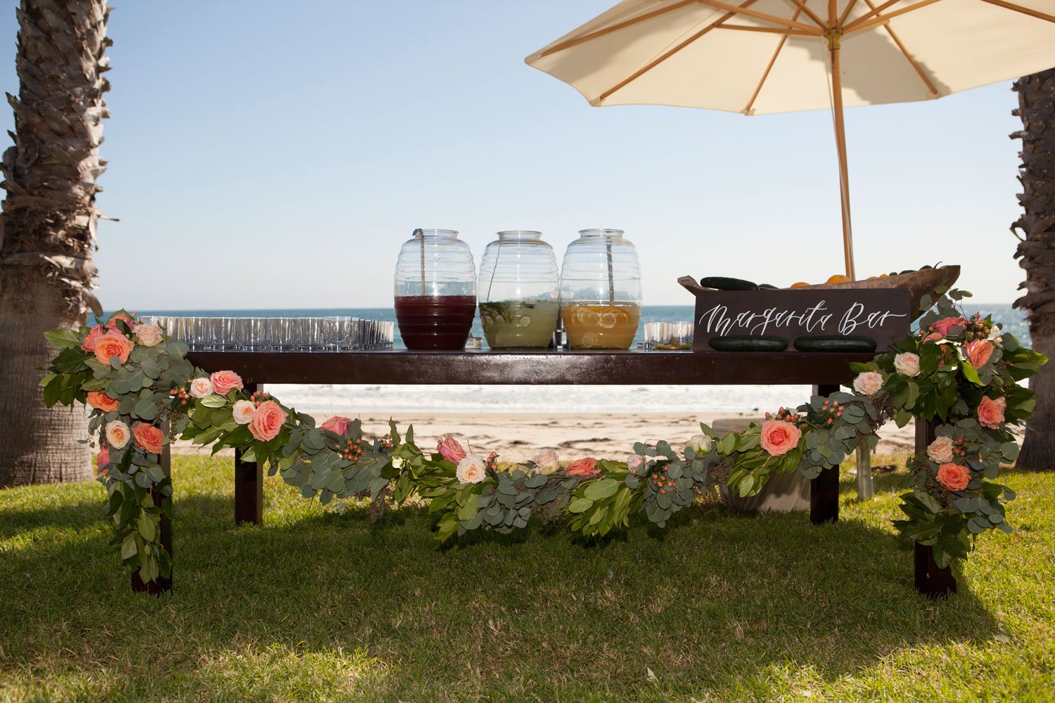 Margarita Bar at Outdoor Wedding