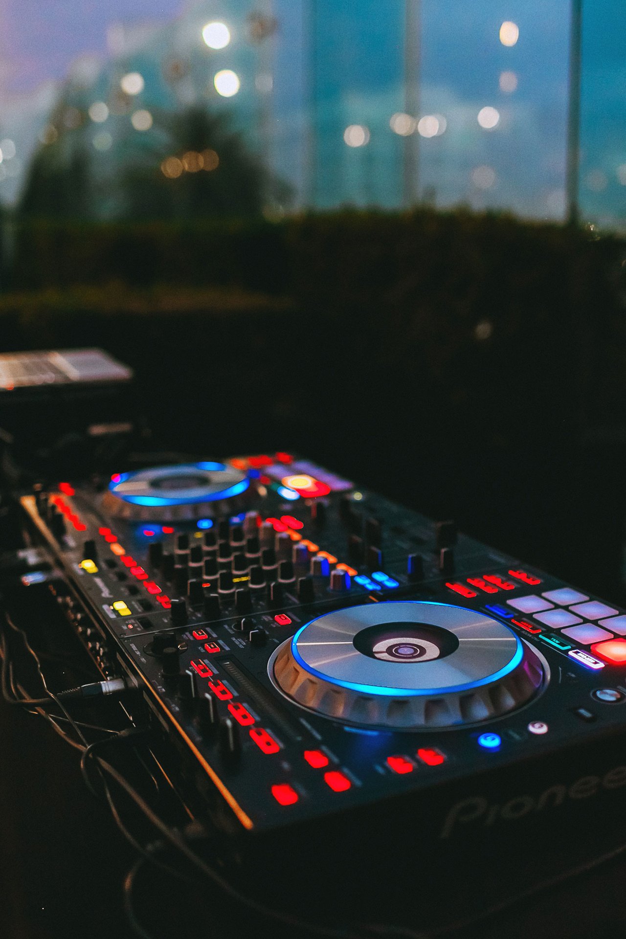 DJ Equipment at Wedding Reception