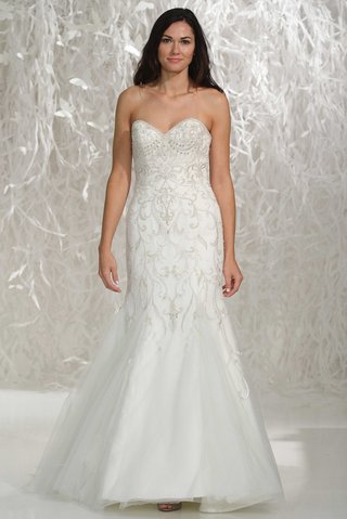 "Marilyn" by Wtoo Brides wtoo-brides-2016-strapless-fit-and-flare-beaded-wedding-dress