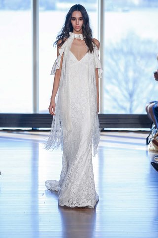 "Cher" by Rivini rivini-cher-wedding-dress-slip-alencon-lace-with-beaded-fringe-detail