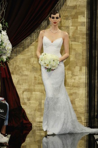 "Evelyn" by THEIA Fall 2016 evelyn-spaghetti-strap-wedding-dress-with-embroidery-by-theia