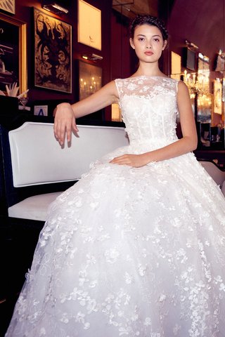 "Consuelo" by Isabelle Armstrong isabelle-armstrong-fall-2018-wedding-dress-consuelo-ball-gown-bateau-neckline-boat-neck-low-back