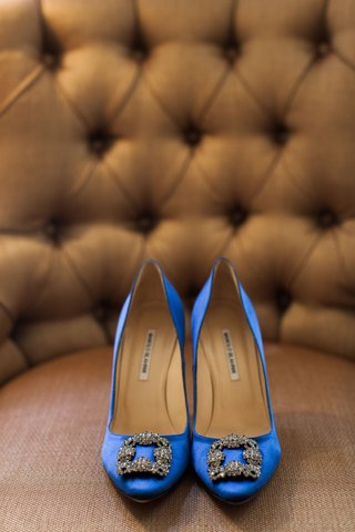 royal blue manolo blahnik shoes