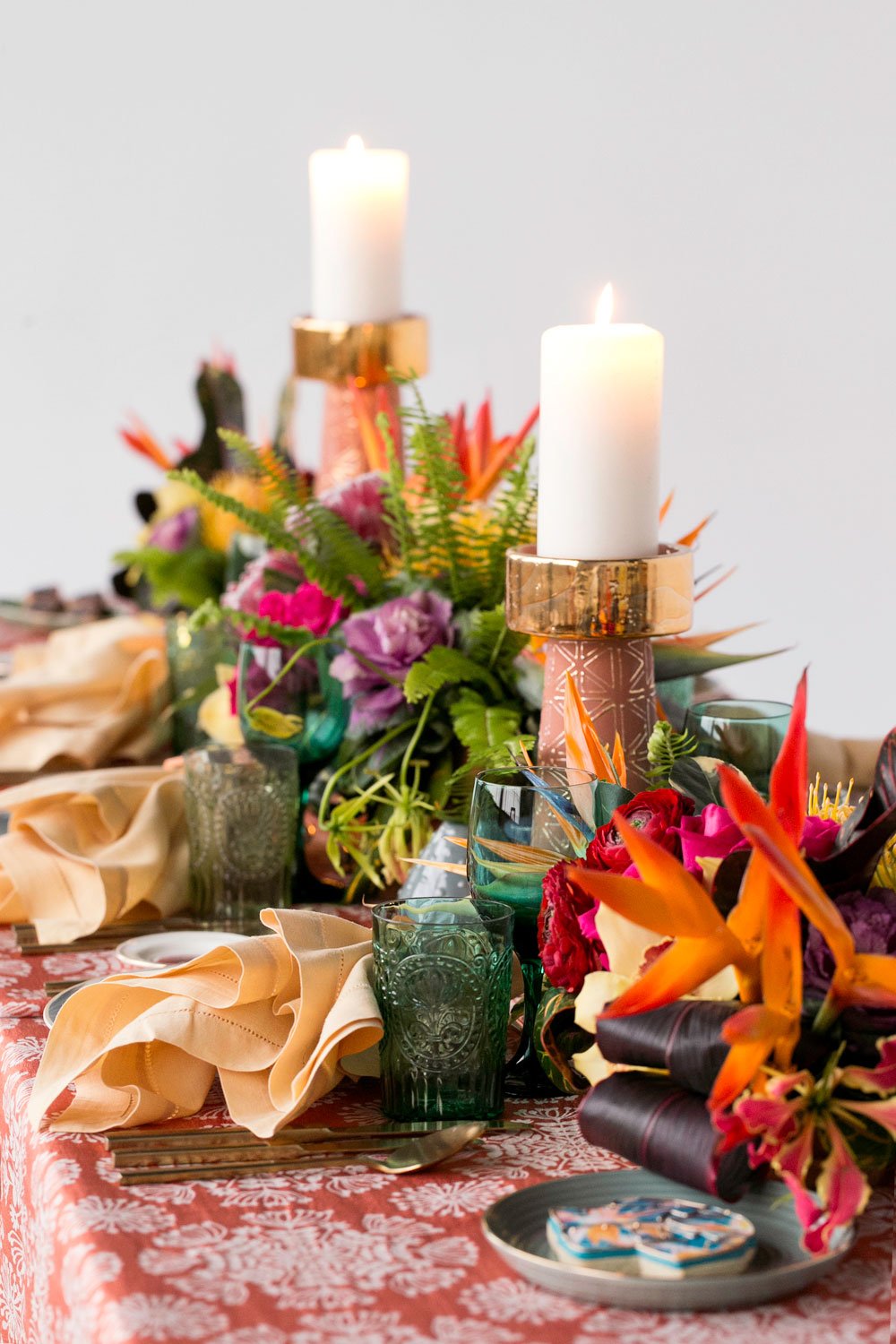 Tropical Tablescape with Playful Desserts Inspired by Hawaii Inside