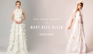 Our Wedding Dress Selections For Mary Kate Olsen