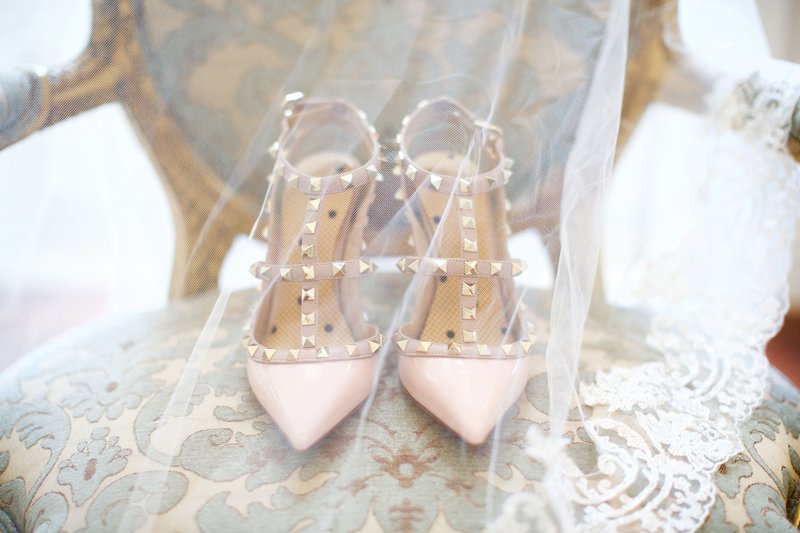 valentino bridal heels