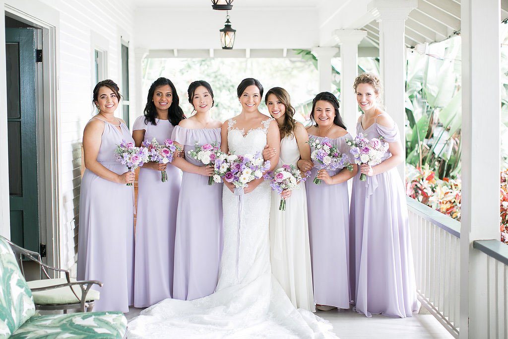 lilac bridesmaid