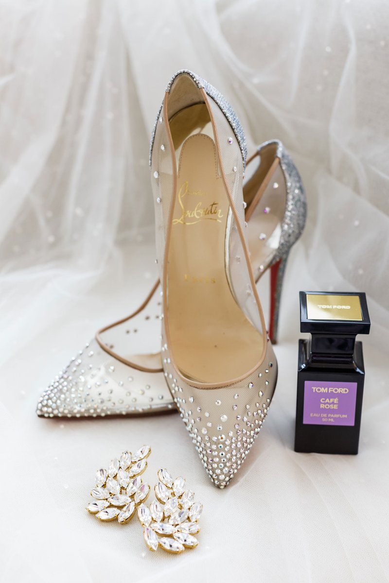 sheer wedding shoes