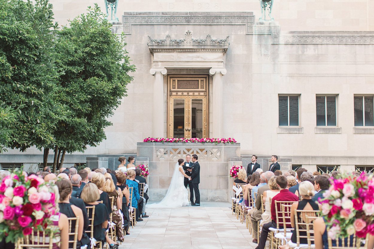 Ceremony in Front of Museum