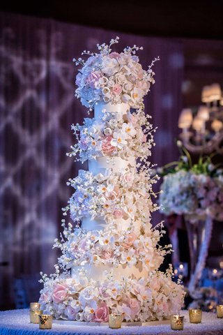 colorful jewish ceremony ballroom reception at the breakers