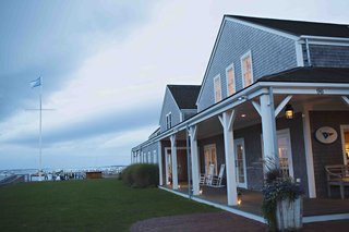Yacht Club Flag personalized-flag-outside-nantucket-yacht-club-wedding-venue
