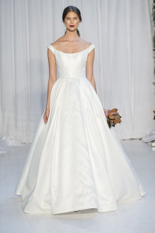Sloane by Anne Barge anne-barge-fall-2018-off-the-shoulder-ball-gown-with-geometrically-seamed-bodice