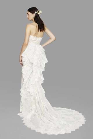 Look 3 Marchesa look-3-marchesa-fall-2017-strapless-column-gown-cascading-ruffle-bustle-drape-corded-lace