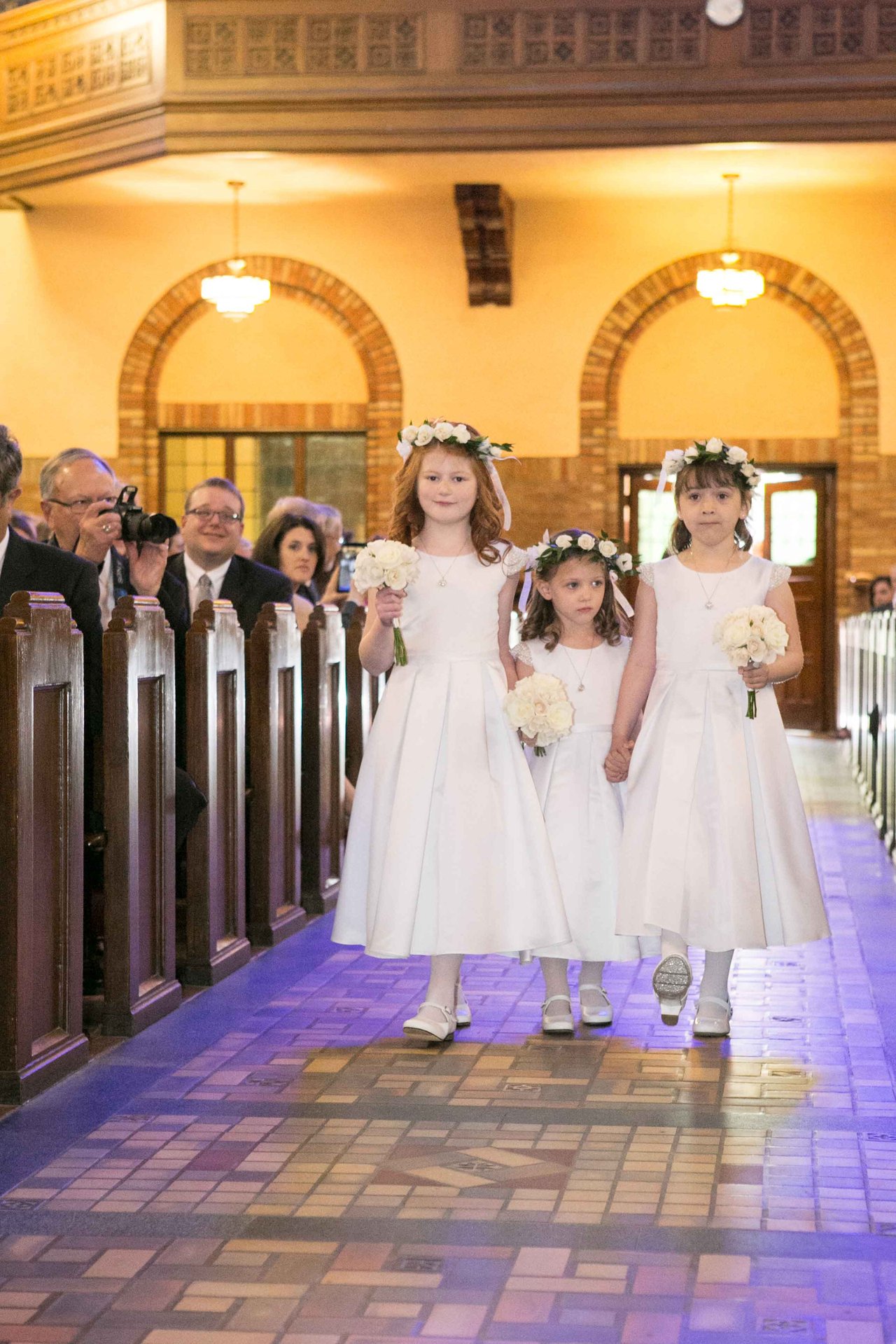 Flower Girls, White Dresses, Flower Crowns