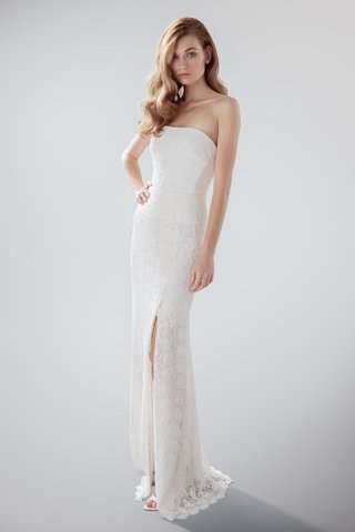 "Eyre" Bustier and "Jo" Skirt lace-bustier-top-and-lace-column-skirt-by-aideux