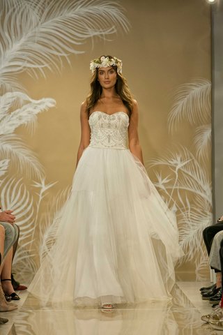 "Eden" by THEIA theia-fall-2017-eden-crystal-pearl-embroidered-corset-spanish-tulle-handkerchief-hem-skirt-wedding