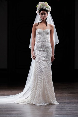 "Sao Paulo" by Naeem Khan strapless-sequin-wedding-dress-by-naeem-khan-fall-2016