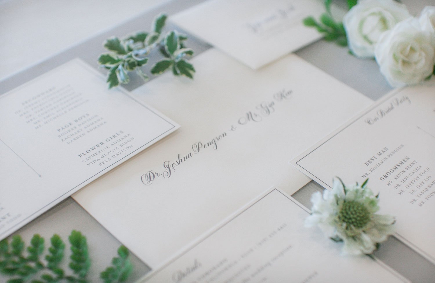 Classic Ivory Wedding Paper Goods